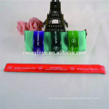 High-quality colorful printing silicone slap bracelet with logo for kids